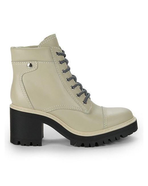 Marc Fisher Wenner Laced Leather Boots 