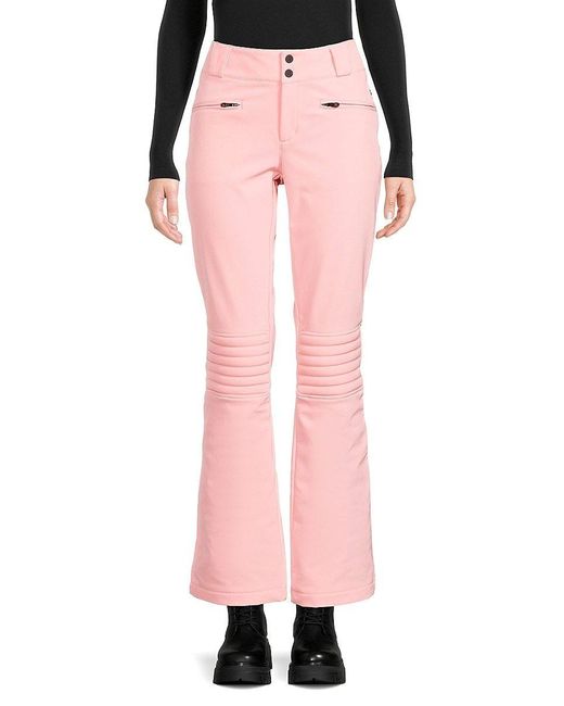 Perfect Moment Aurora Waterproof Flare Pants in Pink