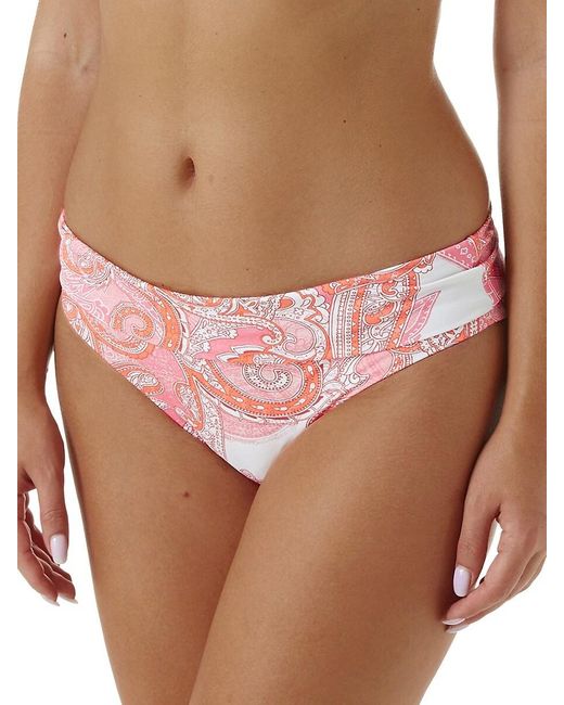 Melissa Odabash Pink Provence Foldover Bikini Bottom