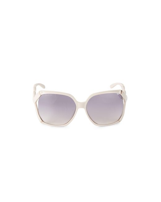 Gucci Gray 58mm Square Sunglasses