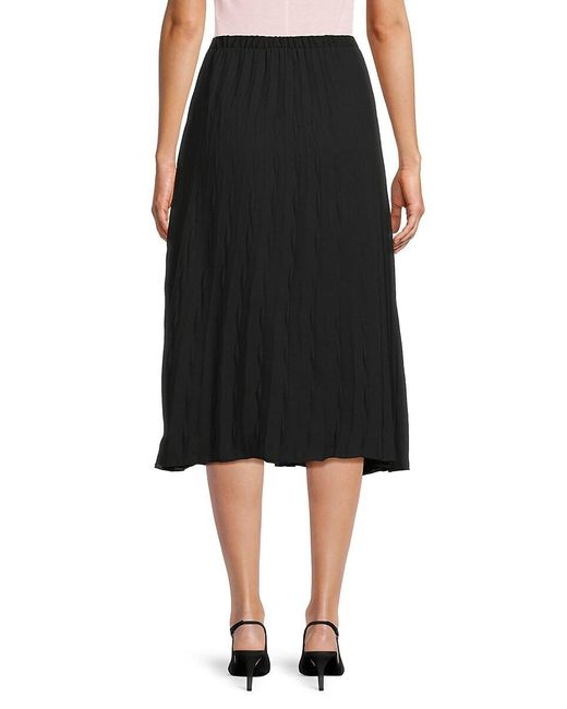 Nanette Lepore Gray Knit A Line Midi Skirt