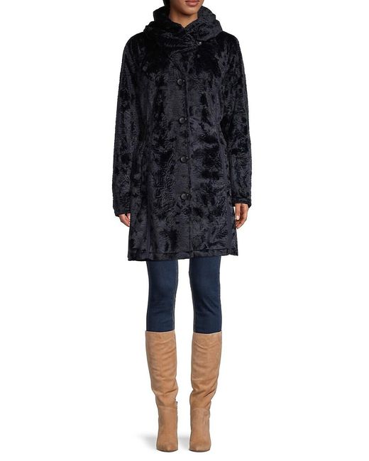 Laundry reversible faux fur best sale coat