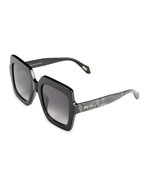 Just Cavalli Gray 53mm Square Sunglasses