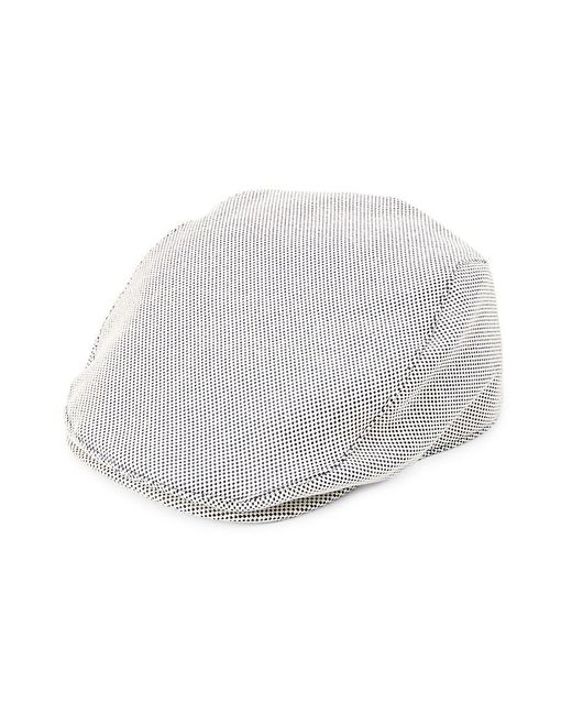 Cole Haan Gray Two-Tone Canvas Ivy Cap for men