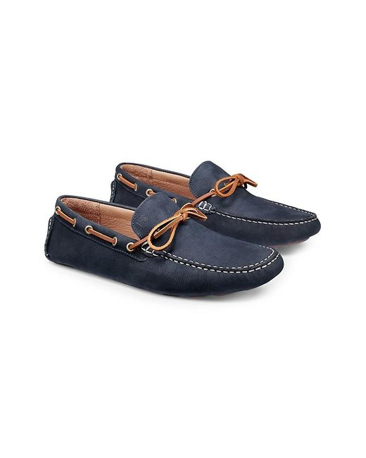 G.H.BASS Blue Davis Camp Moc Driver for men