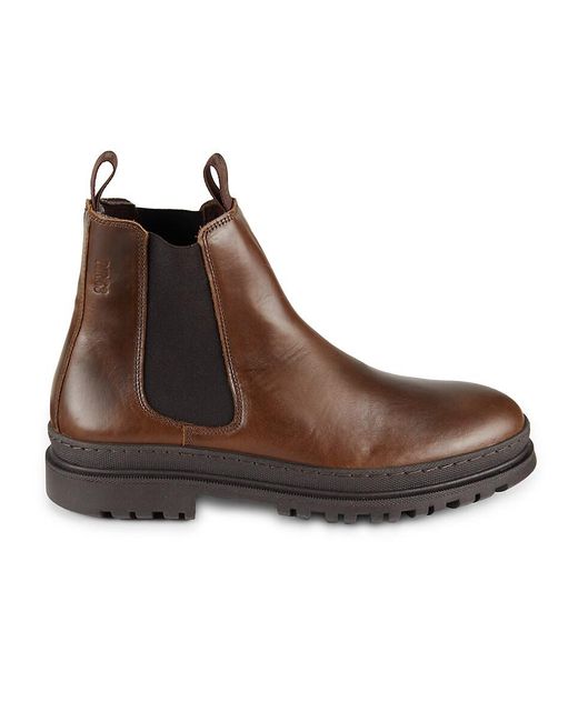 Pajar Brown Cyprus Leather Chelsea Boots for men