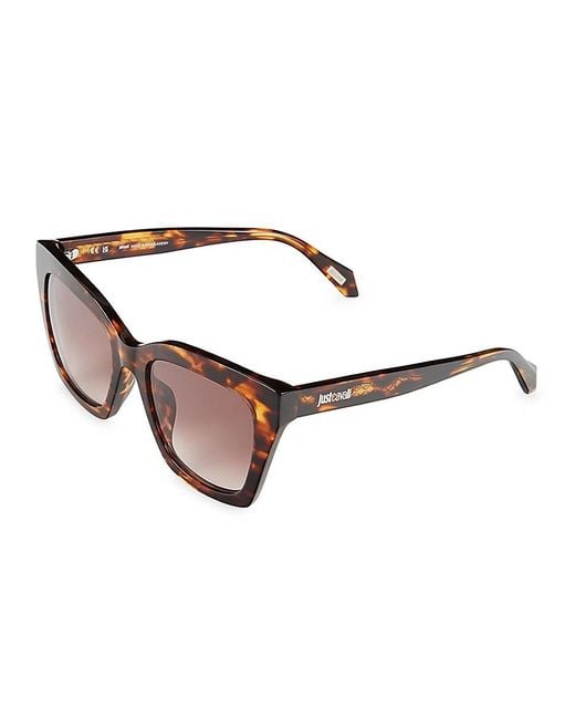 Just Cavalli Brown 53mm Cat Eye Sunglasses