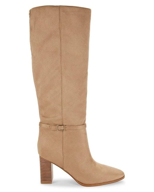 Calvin Klein Brown Drevin 83Mm Almond Toe Knee Boots