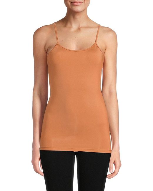 Nude Barre Stretch Fitted Camisole in Black
