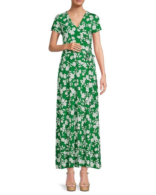 Eliza j green floral dress 2025