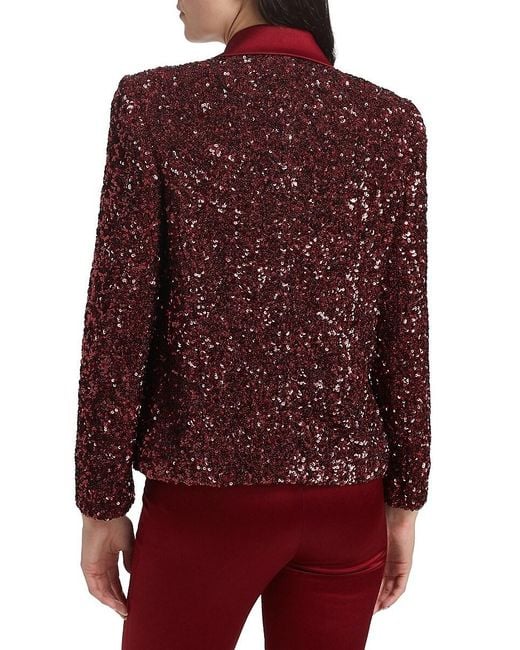 Alice + Olivia Red Devyn Blazer