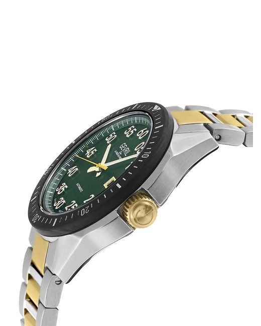 Gevril Metallic Ascari 42mm Two Tone Stainless Steel Automatic Watch for men