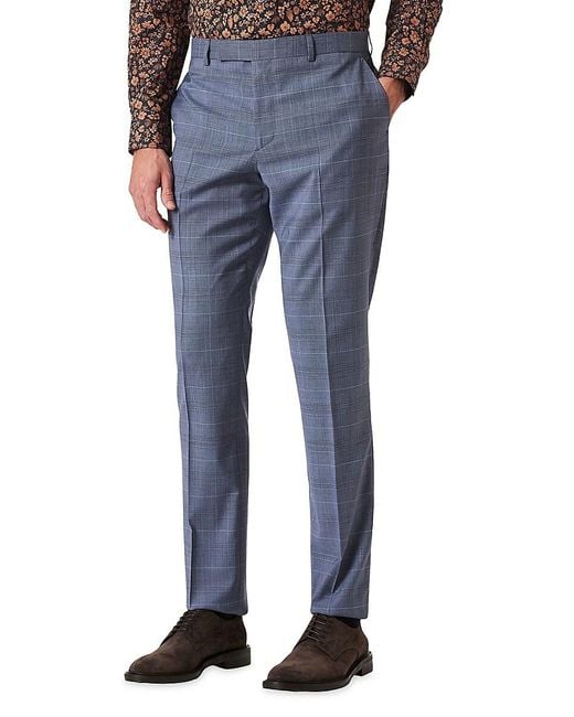 Paul Smith Blue Wool Soho-Fit Suit for men