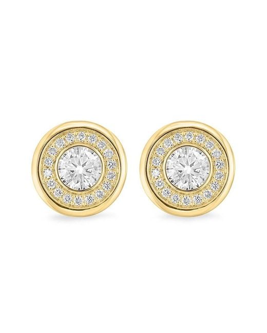 Effy Multicolor 14K & 1.19 Tcw Lab Grown Diamond Stud Earrings