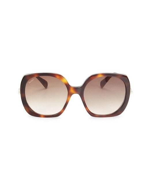 Max Mara Pink 58Mm Butterfly Sunglasses