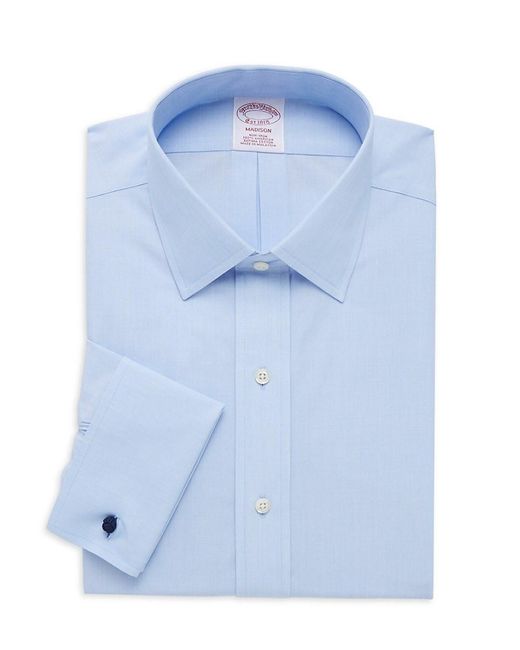 Brooks Brothers Madisonfit Supima Cotton Dress Shirt in Blue for Men