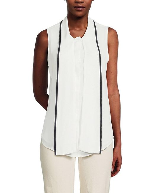 Tommy Hilfiger White Tipped Top