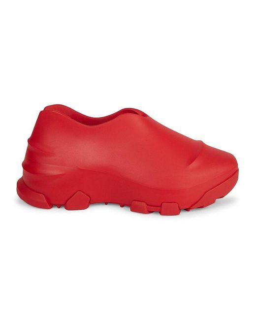 Givenchy Red Monumental Mallow Rubber Shoe for men