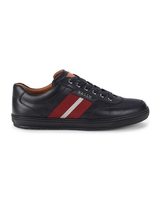 Bally Oriano Trainspotting Leather Sneakers in Black - Lyst