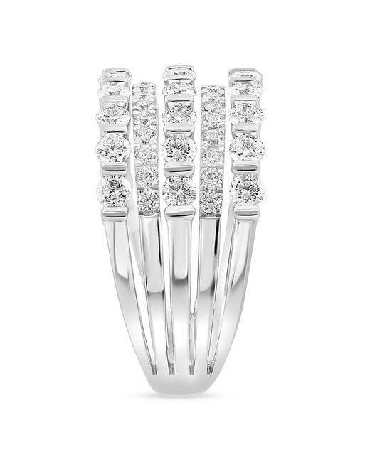 Effy 14k White Gold & 1.35 Tcw Diamond Ring