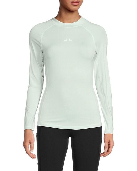 J.Lindeberg Green J. Lindeberg Lorena Long-Sleeve Top