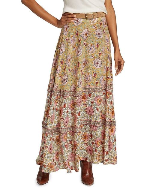 Ba&sh Multicolor Vanessa Floral Maxi Skirt