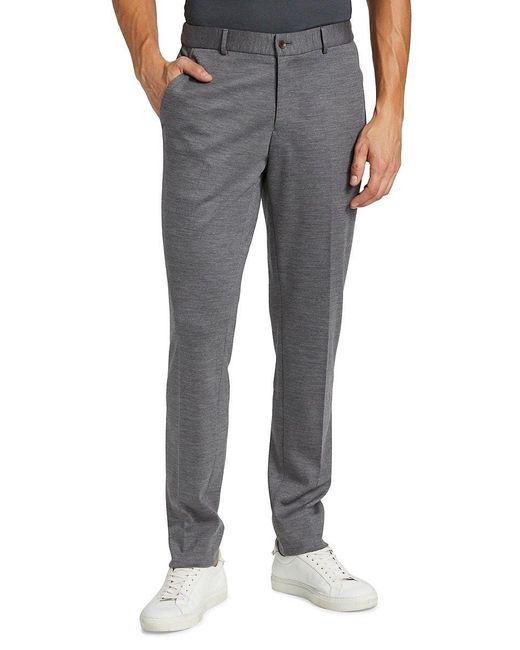 Saks Fifth Avenue Saks Fifth Avenue Slim-fit Travel Suit Pants in Gray ...