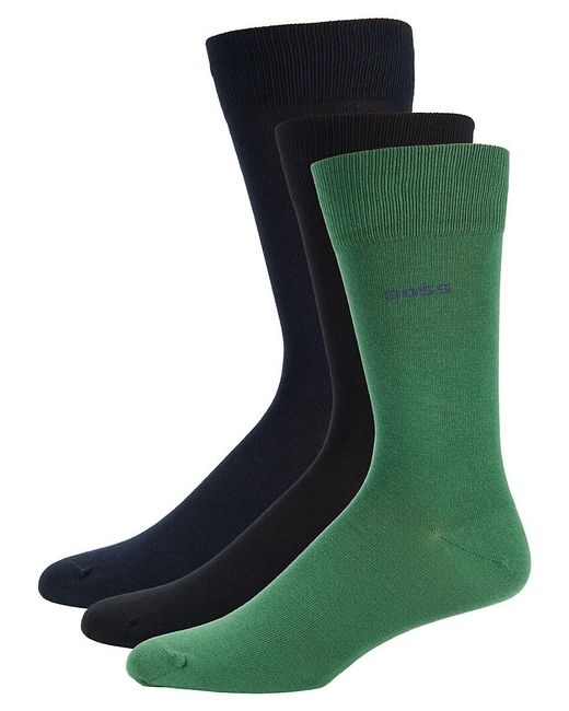 Boss Green 3-pack Logo Socks for men