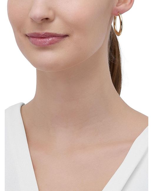 Saks Fifth Avenue Metallic 14K Hoop Earrings