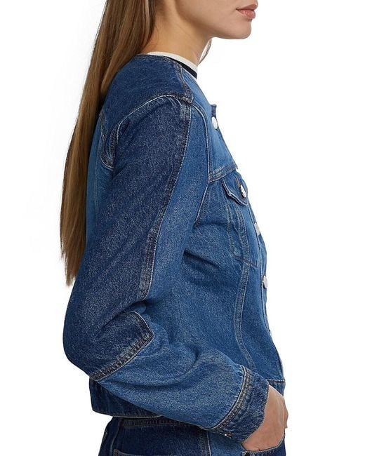 10 Crosby Derek Lam Blue Hugo Denim Jacket