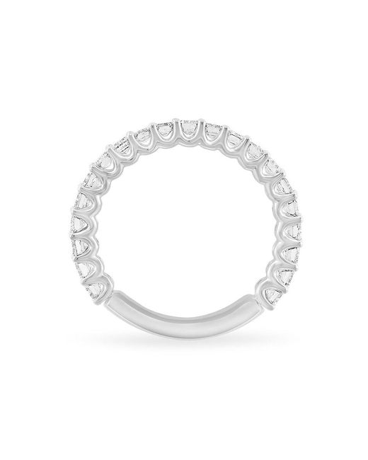 Effy 14k White Gold & 1.61 Tcw Lab Grown Diamond Band Ring