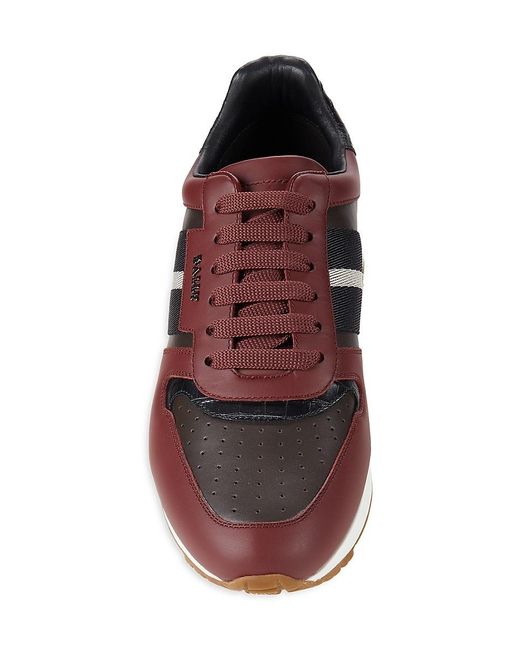 Bally burgundy deals shoes