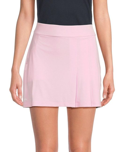 J.Lindeberg Pink J. Lindeberg Thea Pleated Miniskirt