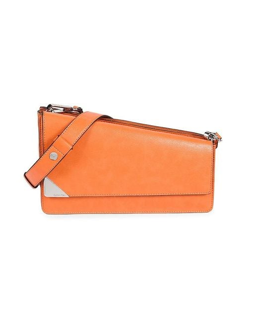Calvin Klein Orange Basalt Solid Crossbody Bag
