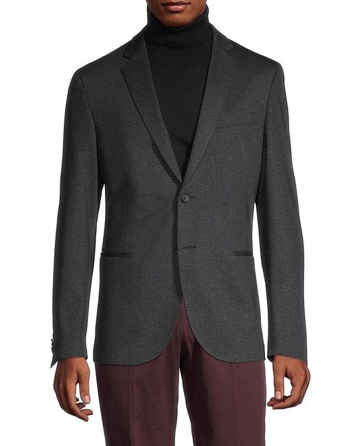 BOSS by HUGO BOSS Norwin4-j Slim-fit Graph-check Sportcoat in Grey (Gray) for Men | Lyst