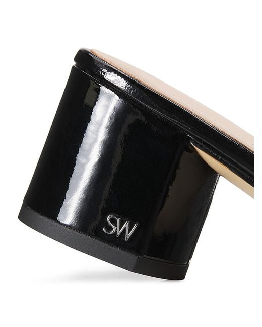 Stuart Weitzman Black 55Mm Patent Leather Pumps