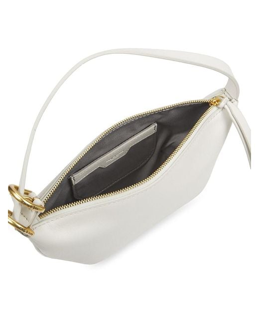 Rag & Bone White Mercer Leather Hobo Bag