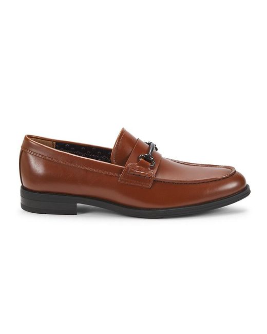 Tommy Hilfiger Brown Jackal Riding Bit Loafers for men