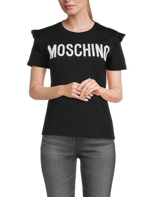 Moschino Black Logo Top