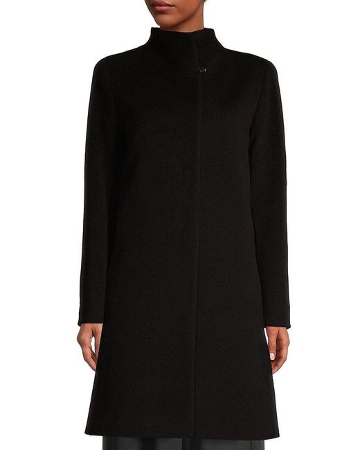 Cinzia Rocca Black Icons Wool-cashmere Blend Coat