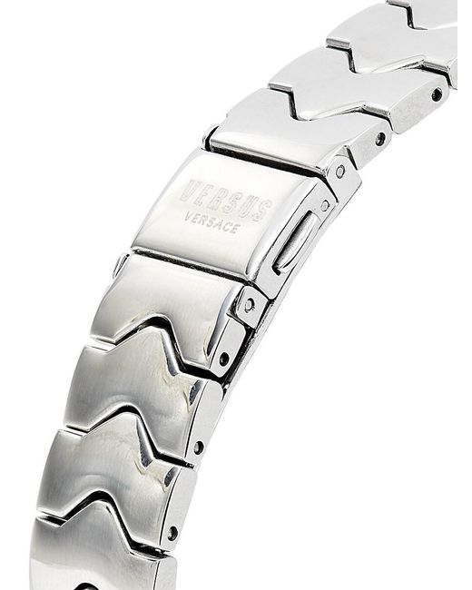 Versus  White 2-piece 34mm Stainless Steel Watch & Bracelet Set