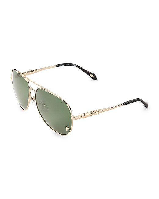 Just Cavalli Green 60mm Aviator Sunglasses