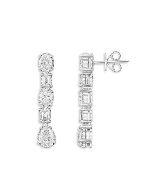 Effy 14k White Gold & 2.73 Tcw Lab Grown Diamond Drop Earrings