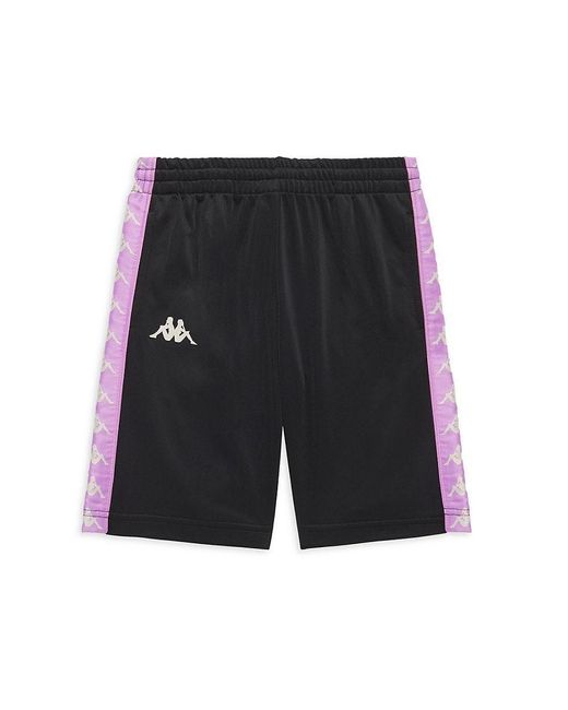 Kappa Black Little Boy's & Boy's 222 Banda Treadwellz Shorts for men