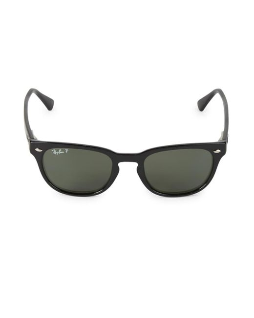 Ray Ban Women S 49mm Polarized Sunglasses Black Green Lyst
