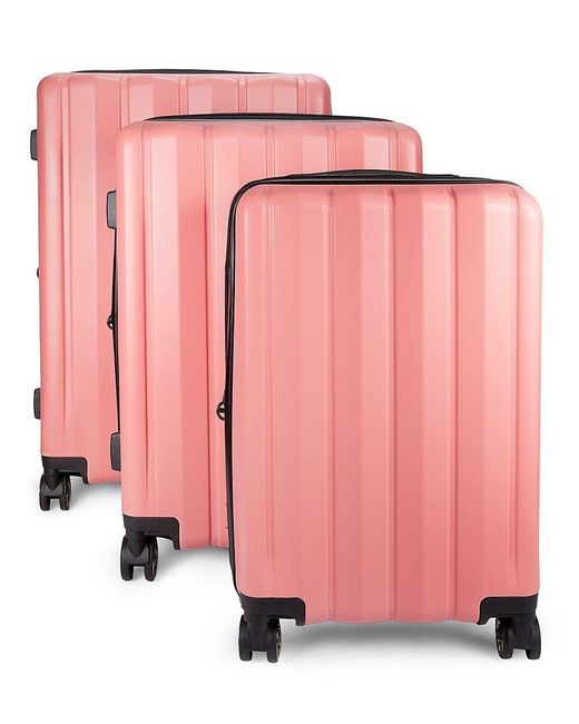 CALPAK Zyon Expandable 3piece luggage Set in Pink Lyst