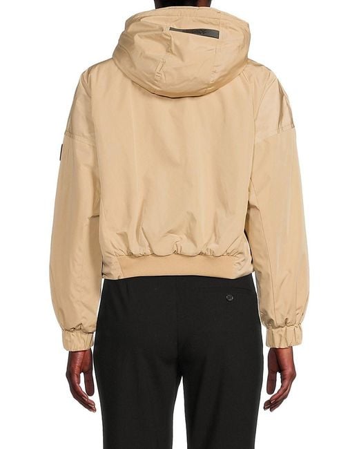 DKNY Natural Hooded Oversized Puffer Jacket