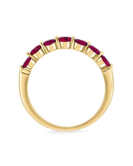 Saks Fifth Avenue Red 14K & Ruby Band Ring
