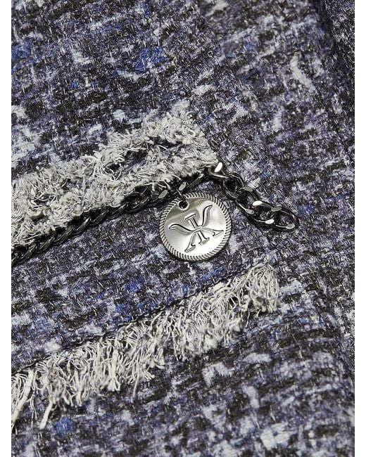 Kobi Halperin Gray Keaton Tweed Single-Breasted Jacket