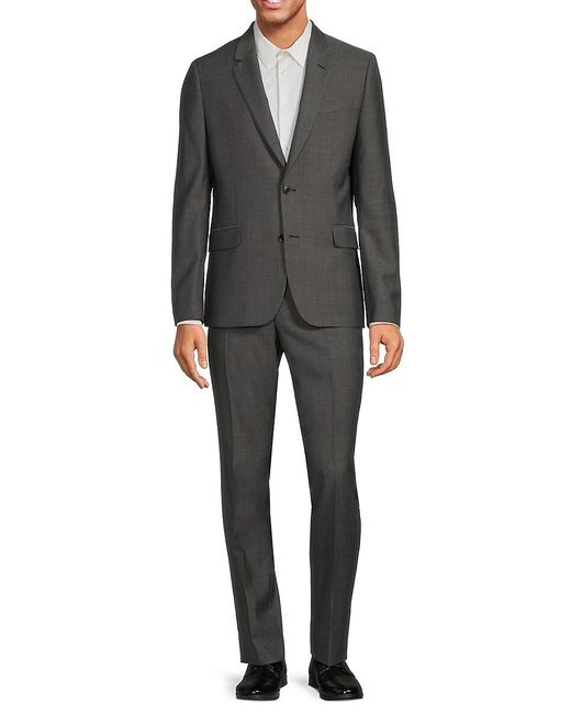 Paul Smith Gray Textured Suit for men